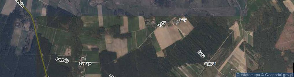 Zdjęcie satelitarne Lary ul.